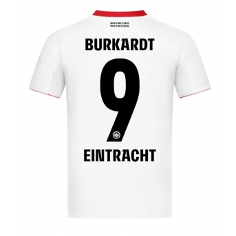 Billige Fotballdrakt Eintracht Frankfurt Jonathan Burkardt #9 Replika Bortedrakt 2025-26 Kortermet